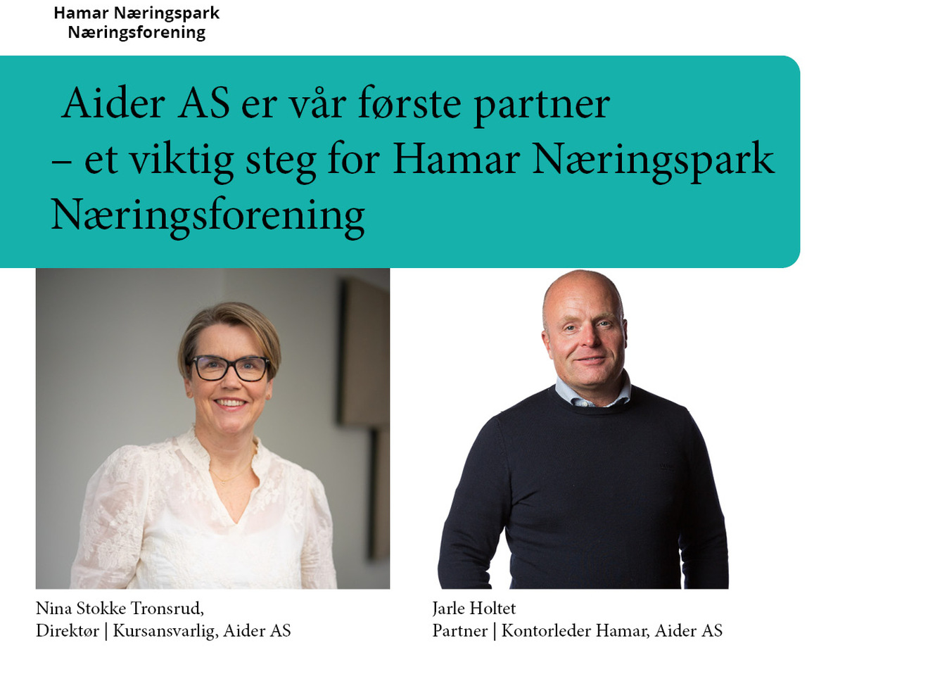 Aider blir partner til HNNF